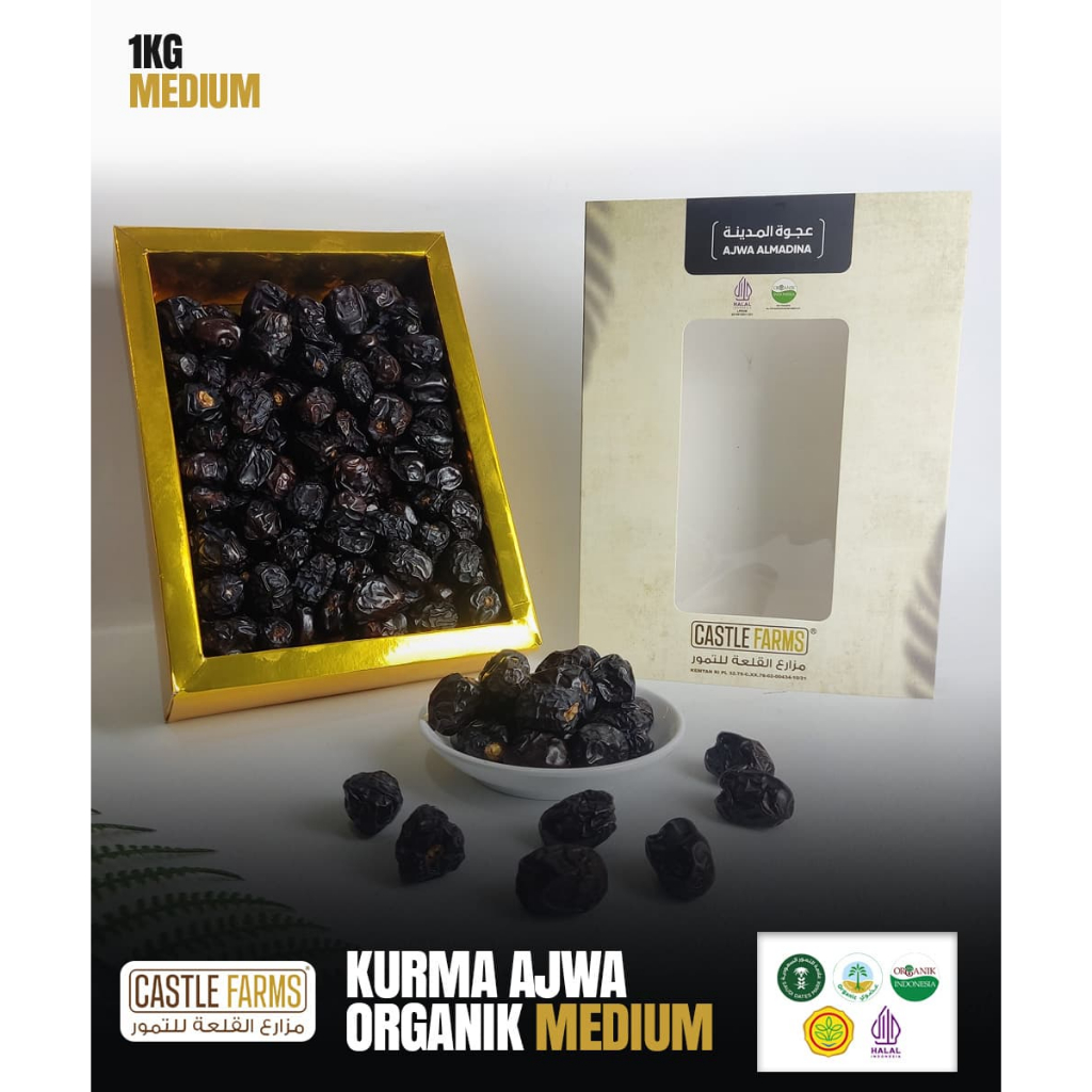 Ajwa Castle Farms Medium Organik 1