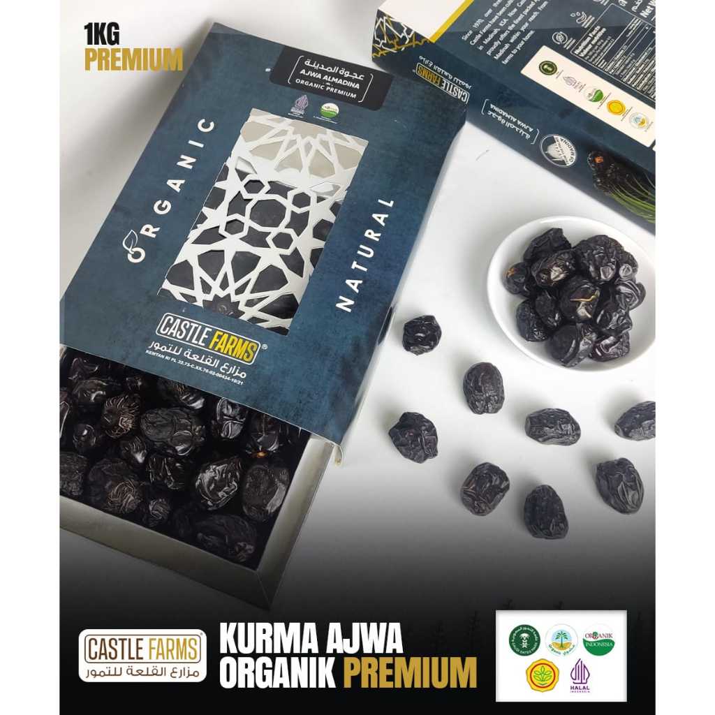 Ajwa Castle Farms Premium Organik 1